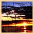 Puesta de sol.